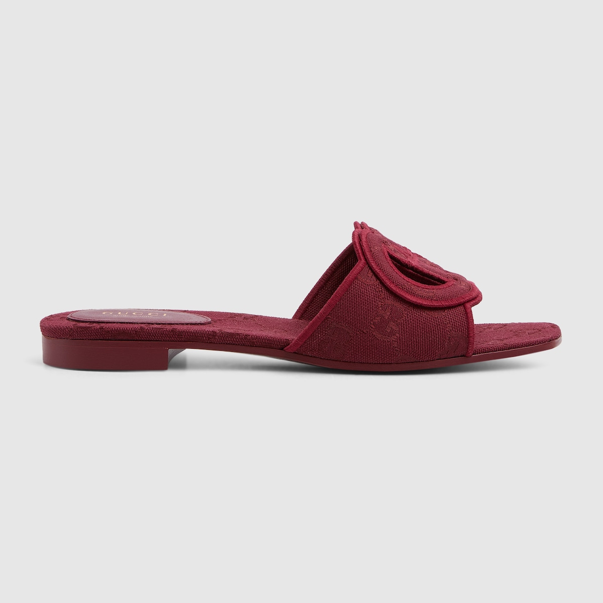 Gucci Women’s slide sandal with Interlocking G - Image 1